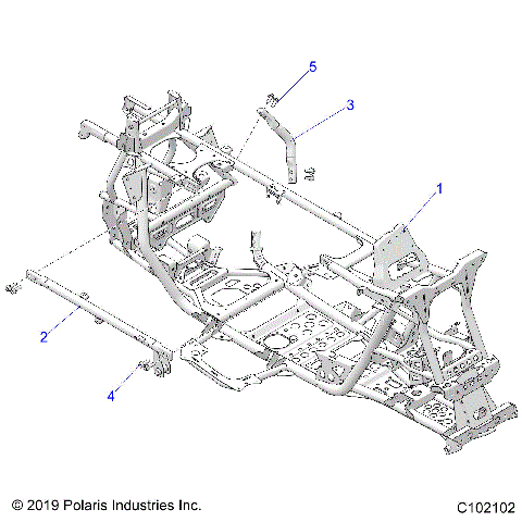 CHASSIS, MAIN FRAME - A24SGS95CT/S95FT/ET (C102102)