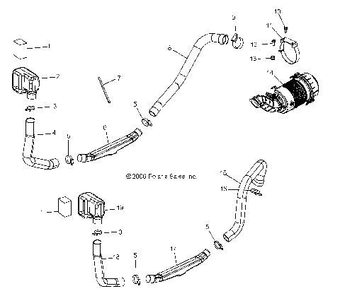 AIR INTAKE, ENGINE and CLUTCH - R07RB50AA/RH50AA (4999203249920324C14)