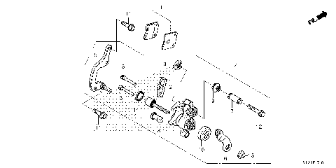 PARKING BRAKE CALIPER