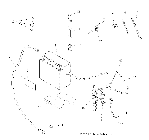 ELECTRICAL, BATTERY - A13MH76FF (49ATVBATTERY12SP800EFI)