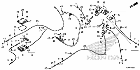 SHIFT LEVER@SELECT LEVER