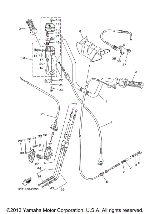 STEERING HANDLE & CABLE