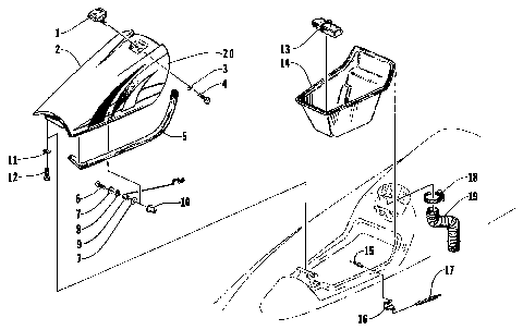 HATCH COVER AND STORAGE TRAY [72529]