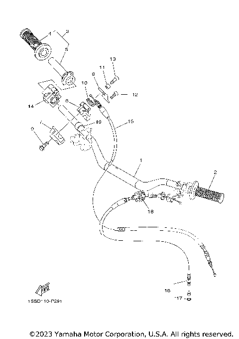 STEERING HANDLE & CABLE