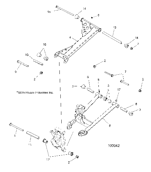 SUSPENSION, REAR - A15SVA85HD (100042)