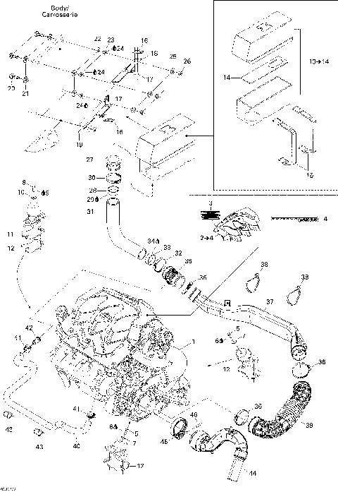01- Engine And Air Intake Silencer