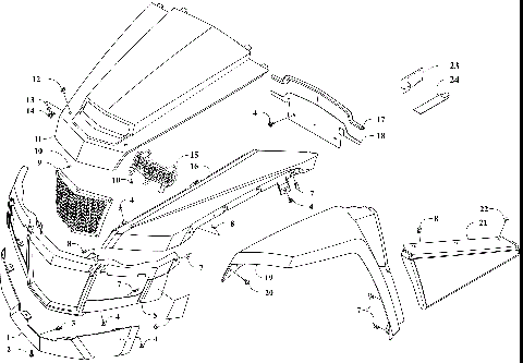 FRONT AND SIDE PANEL ASSEMBLIES [302867]