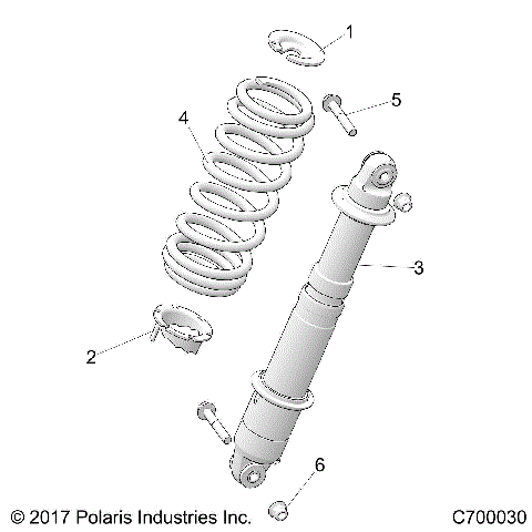SUSPENSION, REAR SHOCK MOUNTING - R21TAE99FA/SFA/SCA/SCK/EA/EK (C700607)