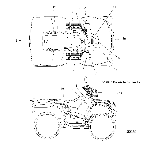 BODY, DECALS - A16SHC57CM (100260)