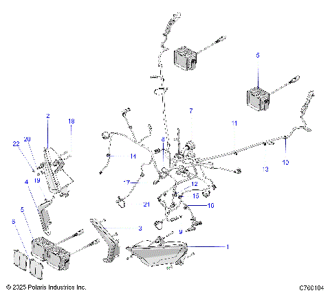 ELECTRICAL, FRONT HARNESS AND LIGHTING - Z26RRE2KAL (C760104)