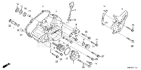 LEFT CRANKCASE COVER