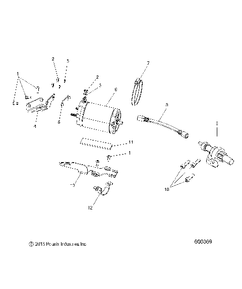 ENGINE, STARTER MOTOR - S21DDL6PS W/E.S. (600369)