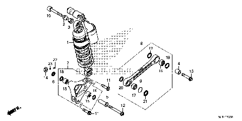 REAR SHOCK ABSORBER