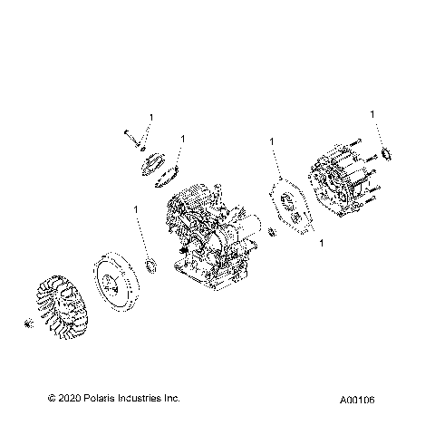 ENGINE - GASKETS AND SEALS - P20GGGFNA/GGGGNA (A00106)