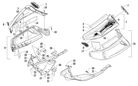 SKID PLATE AND SIDE PANEL ASSEMBLY