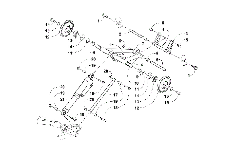REAR SUSPENSION REAR ARM ASSEMBLY [102944]