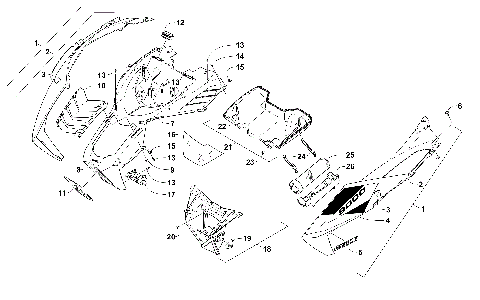 HOOD AND AIR INTAKE ASSEMBLY [103501]