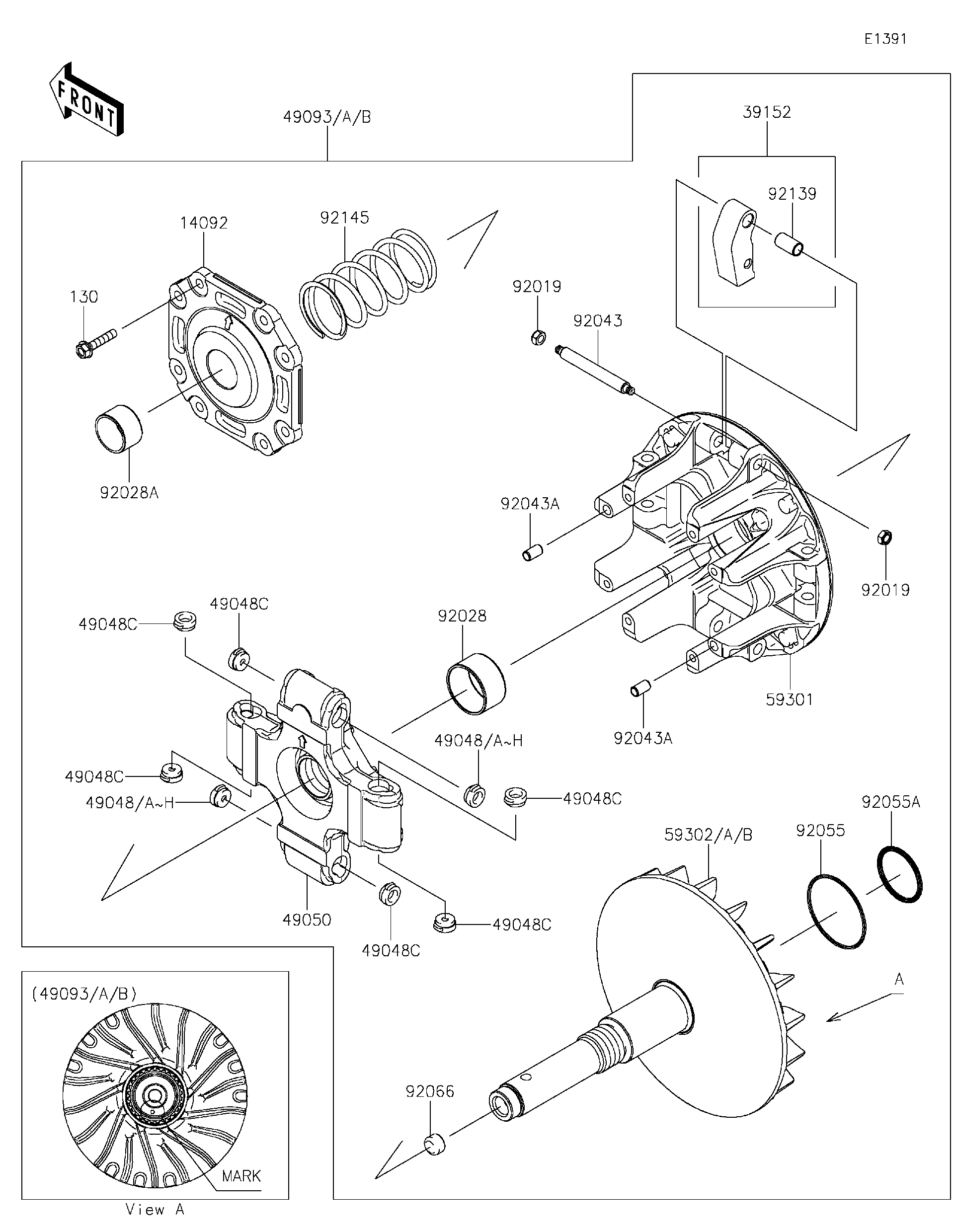2019 Kawasaki MULE PRO-DX EPS DIESEL Drive Converter Utility