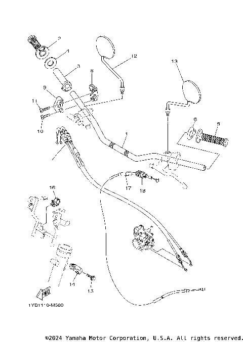 STEERING HANDLE & CABLE