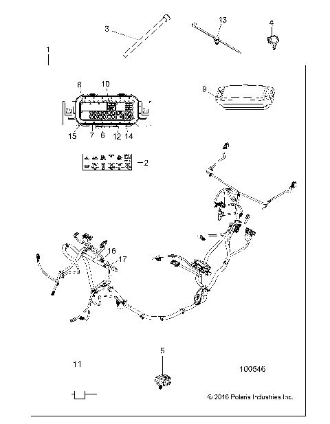 ELECTRICAL, WIRE HARNESS - A17DAH57A5 (100546)