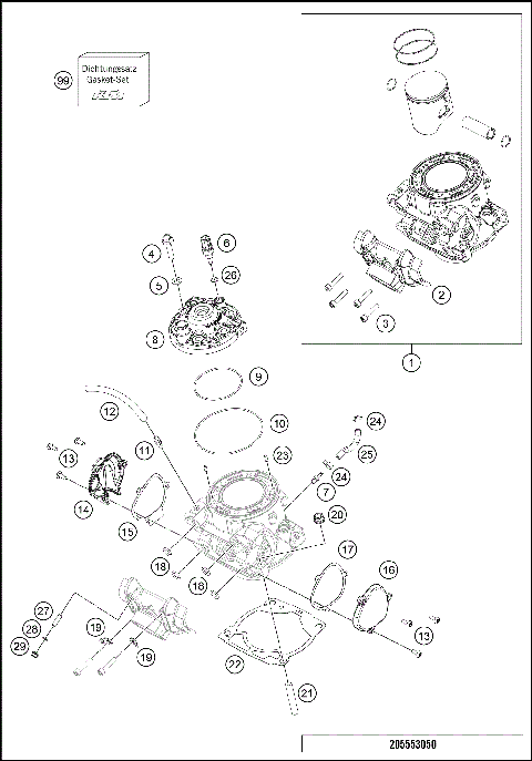 CYLINDER, CYLINDER HEAD