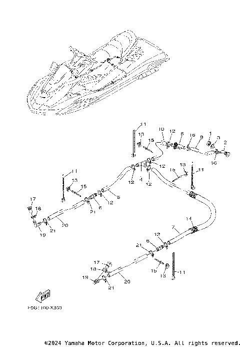 2026 Yamaha CRUISER HO (FX1900AC) Watercraft Parts Finder Diagrams