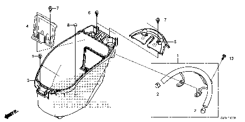 LUGGAGE BOX@REAR GRIP