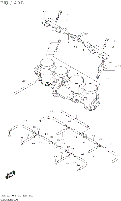 THROTTLE BODY (E33)
