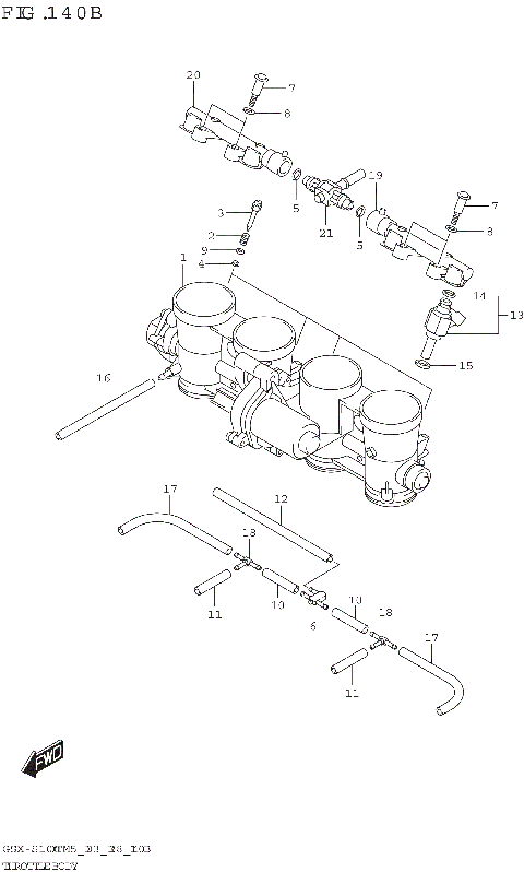THROTTLE BODY (E03,E28)