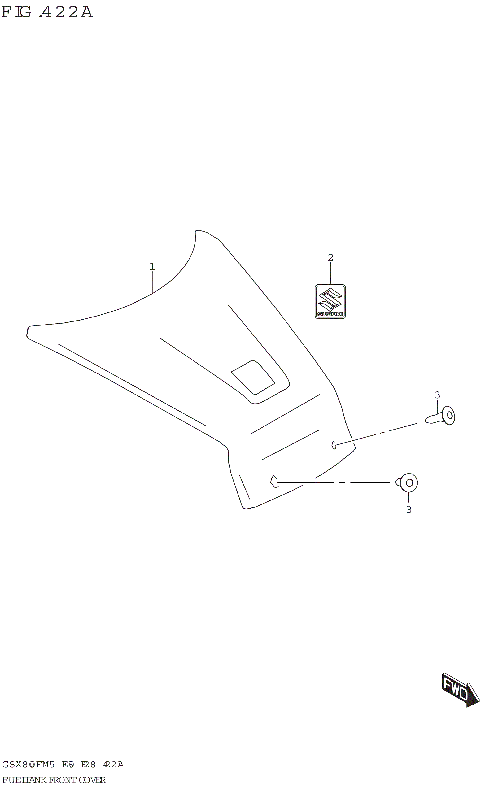 FUEL TANK FRONT COVER