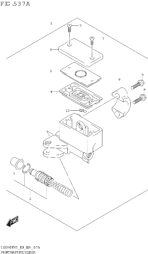 FRONT MASTER CYLINDER