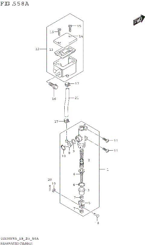REAR MASTER CYLINDER