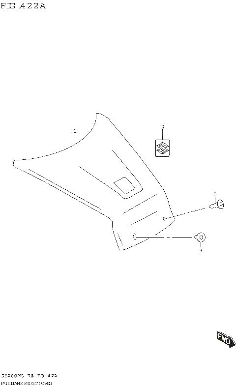 FUEL TANK FRONT COVER