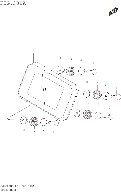 SPEEDOMETER (GSX800RQM6_E03)