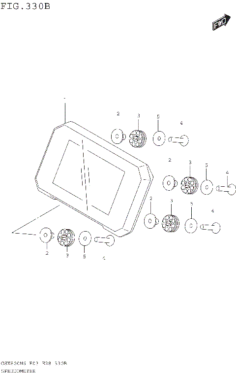 SPEEDOMETER (GSX800RQM6_E28)