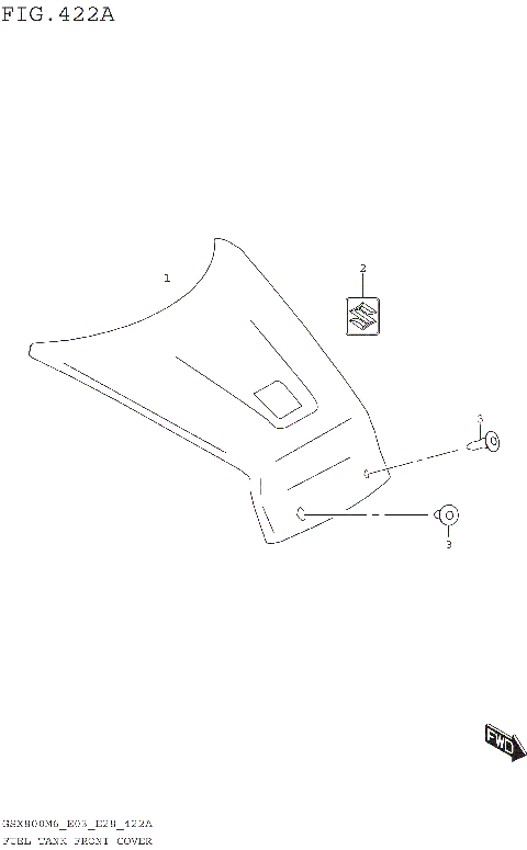 FUEL TANK FRONT COVER