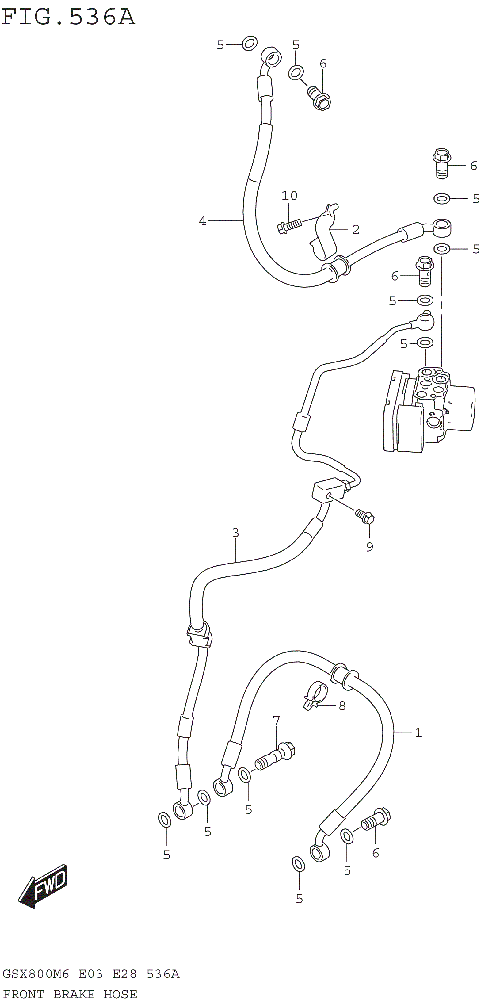 FRONT BRAKE HOSE