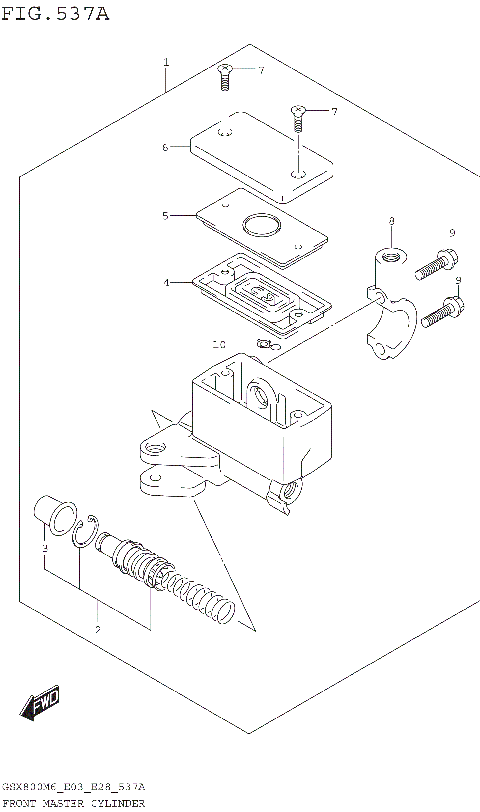 FRONT MASTER CYLINDER