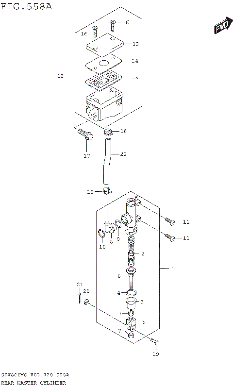 REAR MASTER CYLINDER