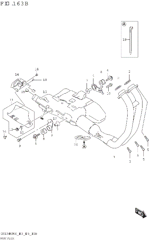 MUFFLER (GSX800TTRQB)