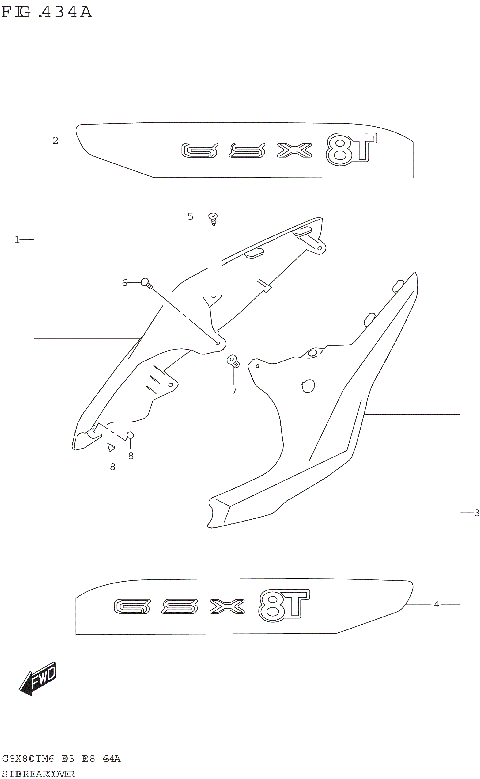 SIDE REAR COVER (GSX800TRQ)