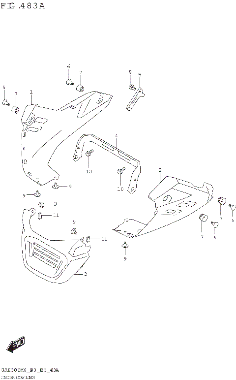 UNDER COWLING (GSX800TTRQB)