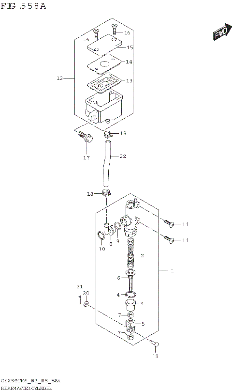 REAR MASTER CYLINDER