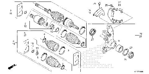 FRONT KNUCKLE@DRIVESHAFT