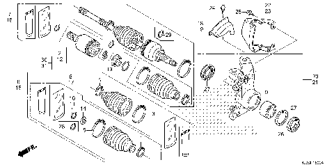 FRONT KNUCKLE@DRIVESHAFT