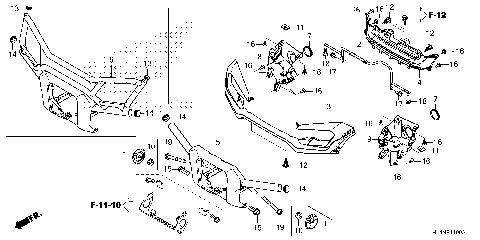 FRONT GRILLE@FRONT BUMPER