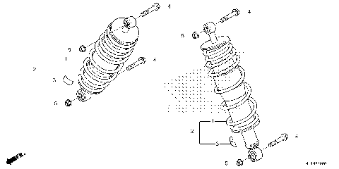 REAR SHOCK ABSORBER (1)