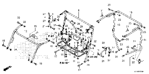 ROLL BAR@BACK MIRROR