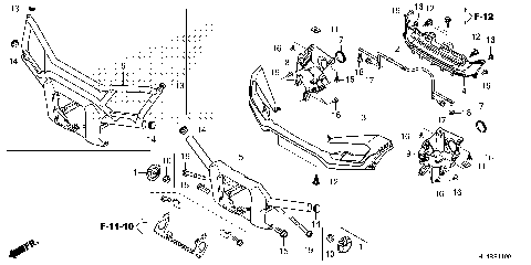 FRONT GRILLE@FRONT BUMPER