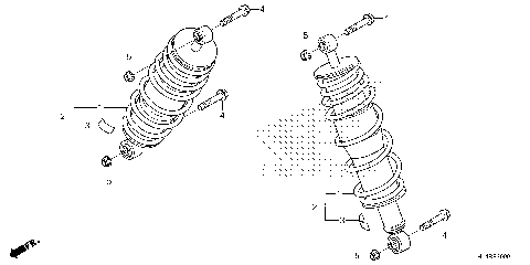 REAR SHOCK ABSORBER (1)